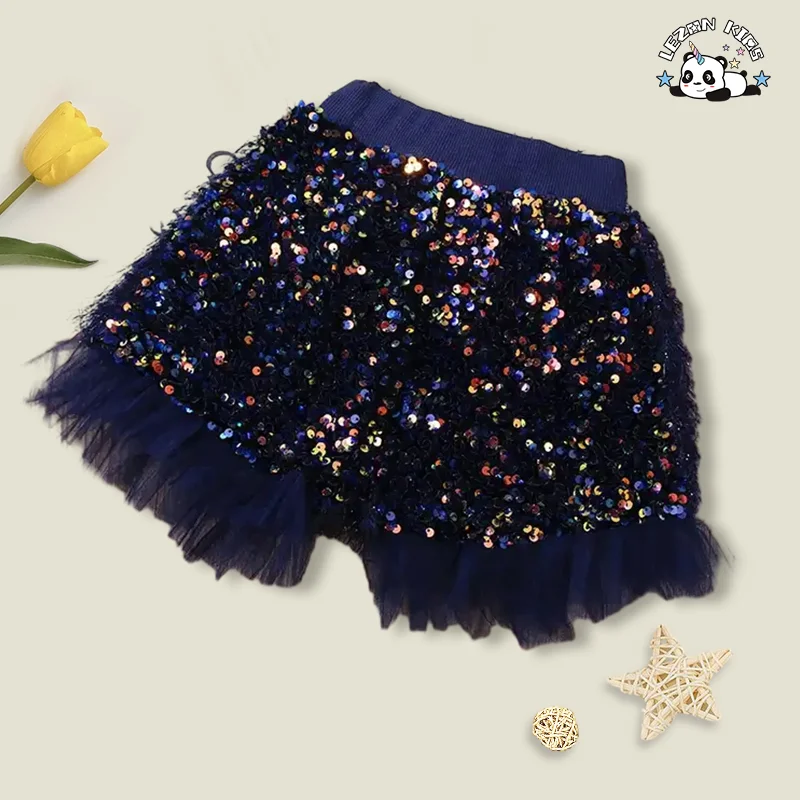 LEZONKIDS - Customized Fashion Custom Children Clothing Kids Velvet Track Suit Sapphire Girls Sets